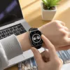 White smartwatch handheld packaging box, portable storage accessory display box, simple and fashionable storage box details Picture